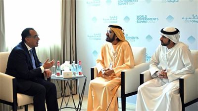 سمو الشيخ محمد بن راشد آل مكتوم يستقبل رئيس مجلس الوزراء