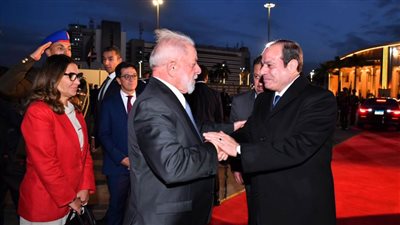 الرئيس السيسي يودع نظيره البرازيلي لولا دا سيلڤا بعد انتهاء زيارته لمصر
