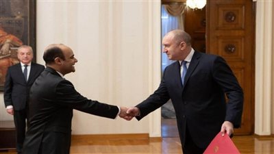 سفير مصر بصوفيا يقدم أوراق اعتماده للرئيس البلغاري (صور)