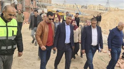 مسئولو المياه يتابعون سير العمل بمشروع تطوير الصرف بالهضبتين العليا والوسطى (صور)