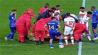 إصابة قوية لـ زيزو أمام أبوسليم.. وخروجه على نقالة