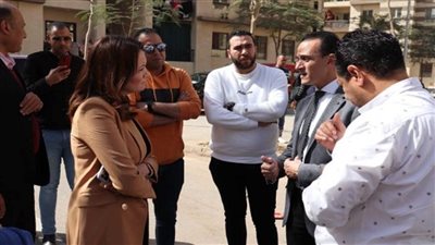 مساعد وزير الإسكان ونائبة محافظ الجيزة يتفقدان منطقة روضة حدائق أكتوبر (صور)