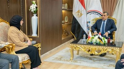 وزير الدولة للإنتاج الحربي يستقبل سفيرة مملكة البحرين بمصر لبحث سبل التعاون المشترك (صور)