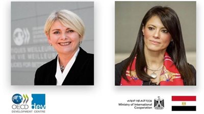 وزيرة التعاون الدولي تناقش مع مسئولي منظمة التعاون الاقتصادي والتنمية OECD دفع التعاون المشترك