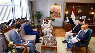 وزيرة الهجرة تبحث التعاون مع هاني موريس أستاذ جراحات الأورام والمناظير بكلية طب قصر العيني