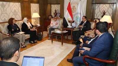 السبكي: بحث التعاون مع هيئة إنقاذ الطفولة لدعم تطوير وتلبية احتياجات المستشفيات لاستقبال مصابي قطاع غزة