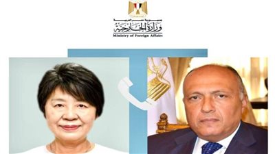 سامح شكري يتلقى اتصالا هاتفيا من وزيرة خارجية اليابان
