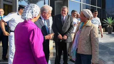 وزيرة البيئة تلتقي محافظ جنوب سيناء لمناقشة عدد من الموضوعات المشتركة الخاصة بالمشروعات الخضراء داخل المحافظة