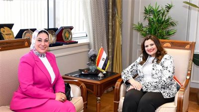 وزيرة الهجرة تلتقي النائبة ولاء التمامي عضو لجنة القوى العاملة بمجلس النواب