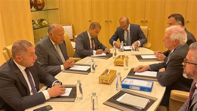 وزير الخارجية يلتقي الممثل الأعلى للشئون الخارجية للاتحاد الأوروبي