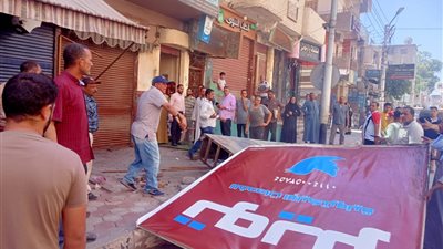 حملات مكثفة لرفع التعديات عن شوارع  ابوتيج بأسيوط 