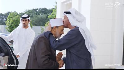 الشيخ محمد بن زايد آل نهيان رئيس دولة الإمارات يستقبل شيخ الأزهر رئيس مجلس حكماء المسلمين