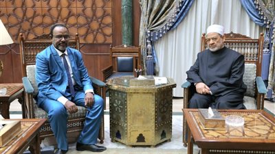 شيخ الأزهر يستقبل رئيس المجلس الأعلى للغة العربية في إفريقيا
