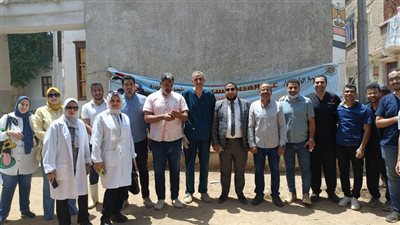 جامعة سوهاج تنظم قافلة بيطرية مجانية بقرية أولاد عزاز