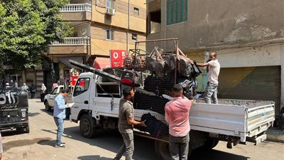 حملات مكبرة لرفع الإشغالات والمخالفات وضبط الأسواق بمدينة طهطا في سوهاج 