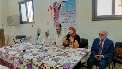 ندوة عن المبادرات الرئاسية الصحية بقرية شطورة بسوهاج