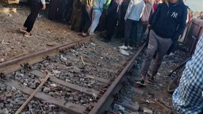 مصرع موظف تحت عجلات قطار في المراغة بسوهاج