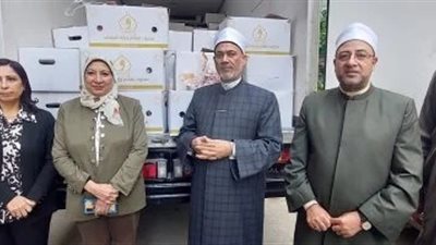 أوقاف الإسكندرية تتسلم 2 طن لحوم لتوزيعها على الأسر الأولى بالرعاية