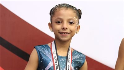 ليلى محمود تتوج بذهبية كأس مصر للجمباز الفني تحت 8 سنوات