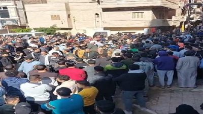 تشييع جثامين 4 عمال ضحايا تنظيف بيارة صرف صحي في مسقط رأسهم بالغربية