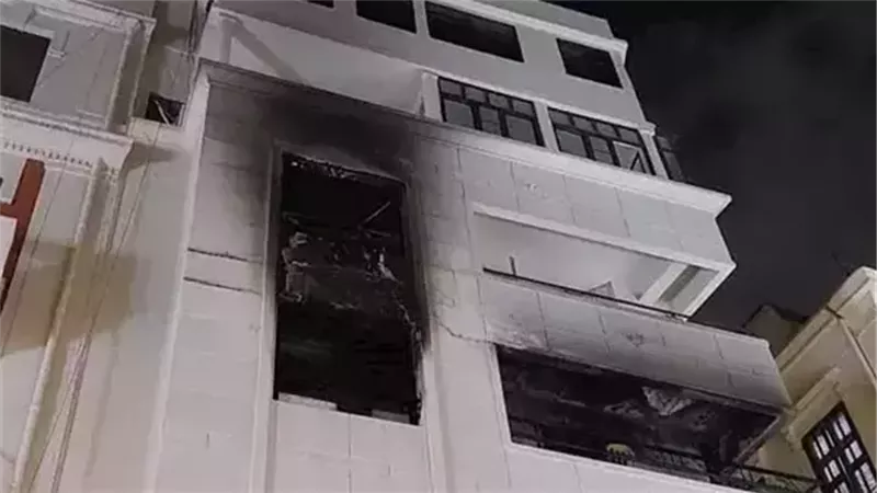 حريق شقة بشارع النبي