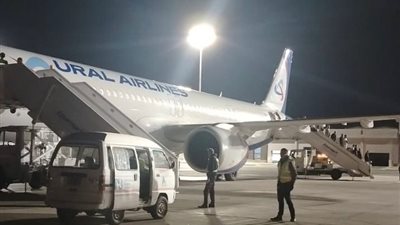 مطار شرم الشيخ الدولي يشهد هبوطًا آمنًا لطائرة روسية عقب طلب عودتها لوجود عطل فني مفاجئ