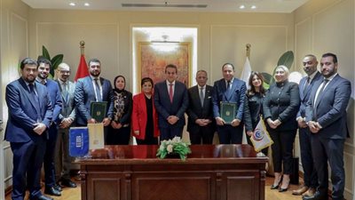 مؤسسة البنك التجاري الدولي توقع بروتوكول تعاون مع مستشفى مبرة مصر القديمة بمبلغ 15 مليون جنيه