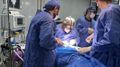 قافلة أمريكية تجرى عمليات جراحية لـ70 طفلا مصابين بالشفة الأرنبية بسوهاج