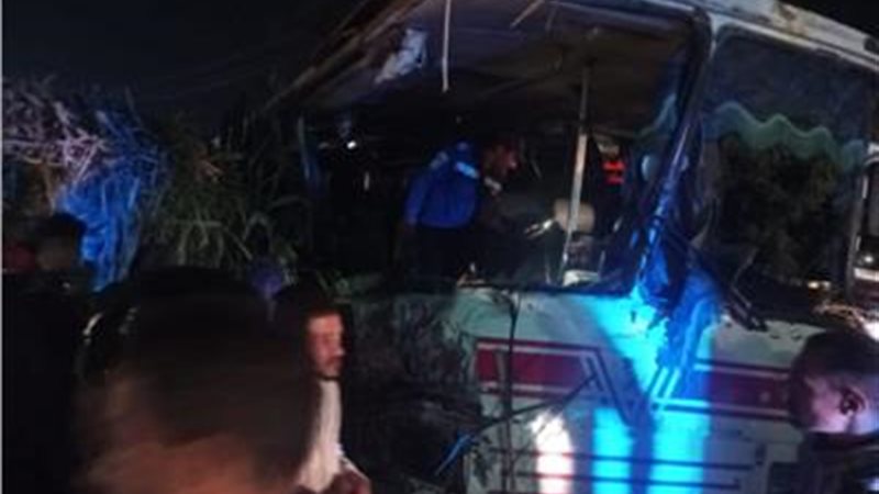 حادث تصادم أتوبيس