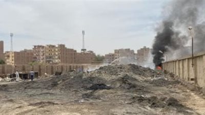 السيطرة على حريق بمخلفات داخل مصنع الهدرجة بسوهاج