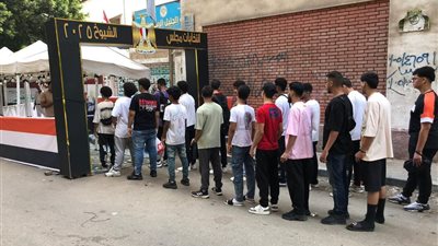 توافد الناخبين من الشباب فى انتخابات الشيوخ بإمبابة وسط أجواء احتفالية 