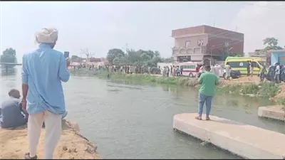 انتشال جثتي أب ونجله غرقى في ترعة بالشيخ عيسى بقنا 