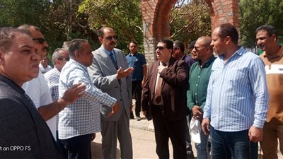 محافظ سوهاج يتفقد أعمال تطوير ورفع كفاءة منتزه المحطة بطهطا