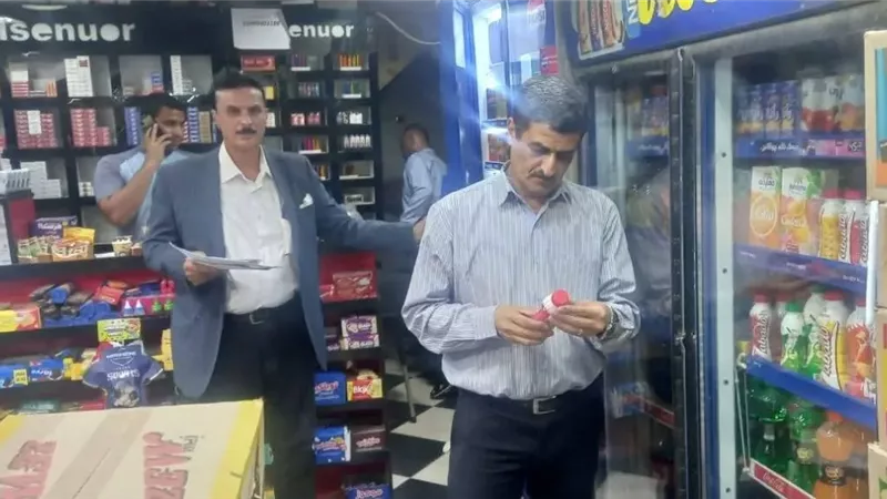 جانب من الحملة التموينية
