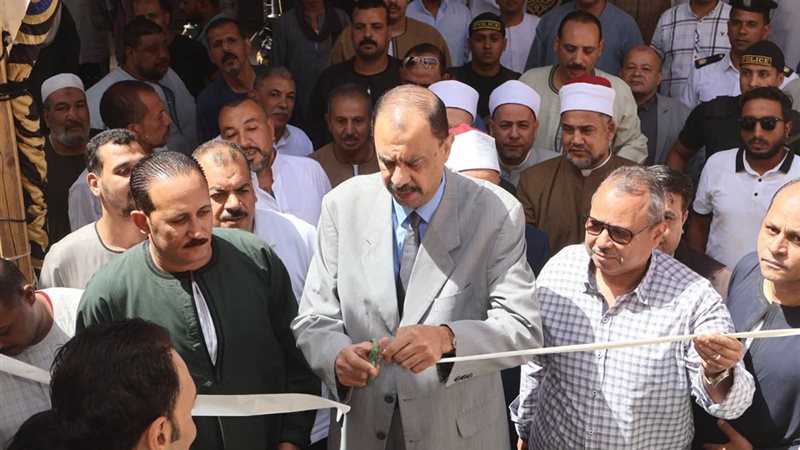 جانب من افتتاح المسجد