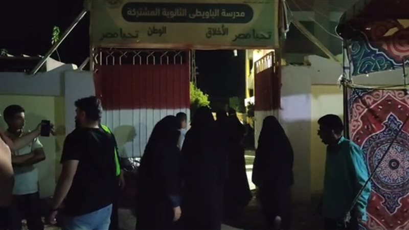 جانب من مشاركة الناخبين