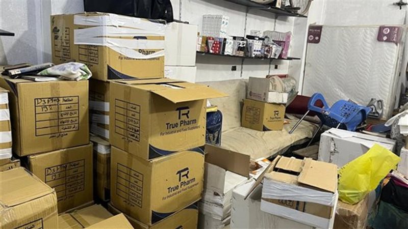 جانب من المضبوطات