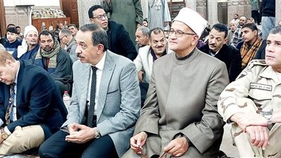 مديرية أوقاف سوهاج تحتفل بليلة القدر بمسجد العارف بالله بحضور قيادات المحافظة