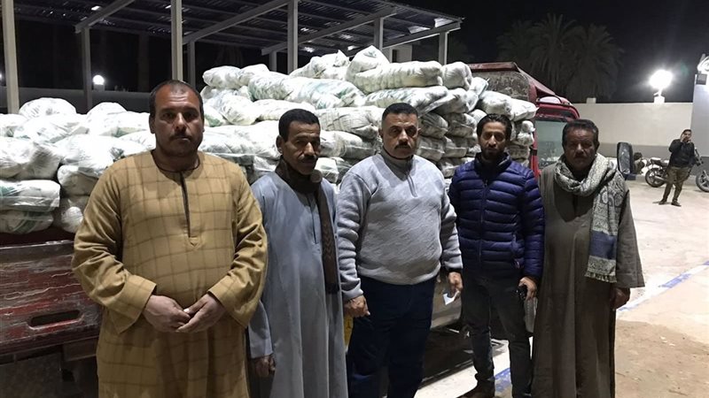 جانب من الحملة التموينية