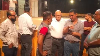 رئيس البيت الفنى للمسرح يواصل متابعة أعمال مسرح مصر استعدادًا لافتتاحه