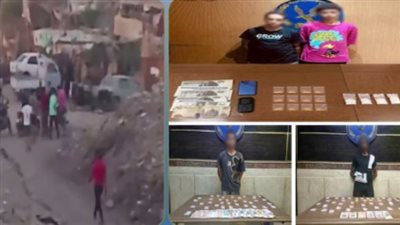 صورهم فانتقموا منه.. 4 تجار مخدرات يتلفون زجاج ميكروباص بالجيزة 