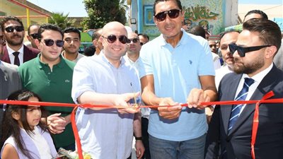 جوهر نييل ومحافظ الفيوم يفتتحان حمام السباحة بنادي المحافظة