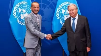 وزير خارجية عمان وأمين الأمم المتحدة يبحثان في نيويورك التطورات الإقليمية والدولية