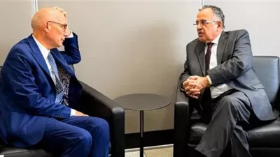 نبيل فهمي يبحث مع المفوض السامي لحقوق الإنسان تعزيز التعاون