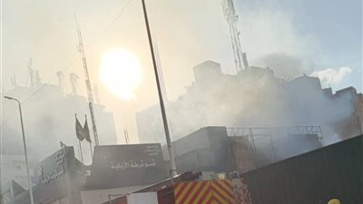 الداخلية تكشف تفاصيل حريق بواجهة قسم شرطة الأزبكية