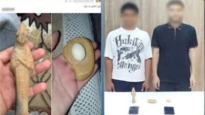 آثار أونلاين، سقوط طالب يدير صفحة لبيع القطع الأثرية بكرداسة