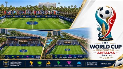 أنطاليا تتأهب لاحتضان كأس العالم لكرة القدم المصغرة 2026 بمشاركة 16 منتخبًا
