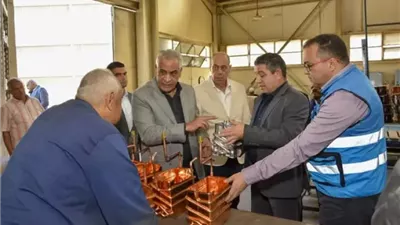 وزير الدولة للإنتاج الحربي يتفقد مصنع 360 ويشدد على جودة المنتجات