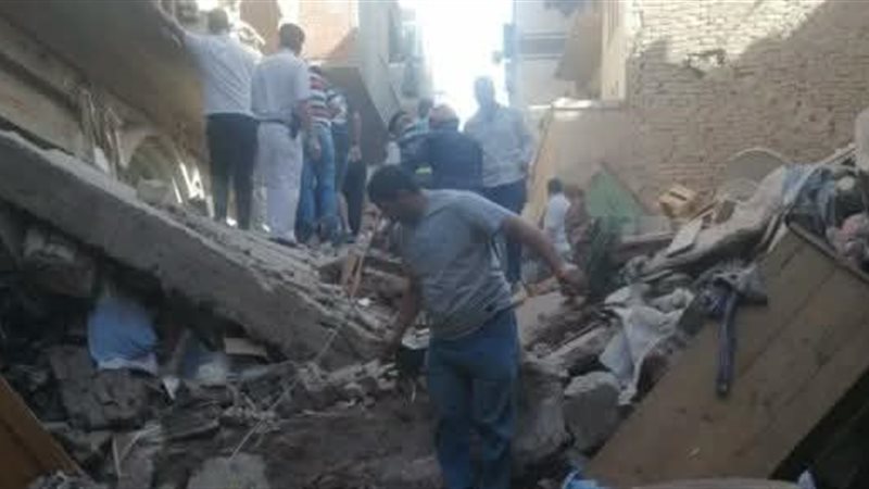 أنهيارعقار بالمحلة